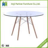 High Quality Dining Furniture Transparent Glass Cocktail Table Beach Base (Darlene)