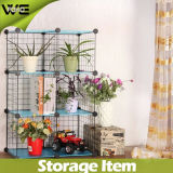 DIY Storage Cube Metal Wire Storage Shelves for Flowers