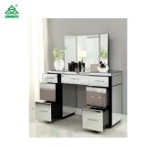 Luxury Bedroom Furniture Wood Material Dressing Table and Mirrors