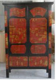 Chinese Antique Furniture Painted Big Cabinet