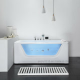 Two Person Whirlpool Water Bubble Massage Bathtub with TV