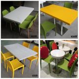 Stain Resistance Modern Table Solid Surface Restaurant Dining Table
