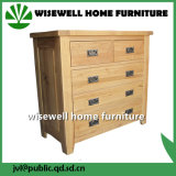 Oak Wood 2+3 Drawer Cabinet Living Room Cabinet (W-CB-506)