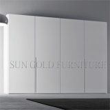 White Gloss Wooden Wardrobe with Four Door Modern Furniture (SZ-WD057)