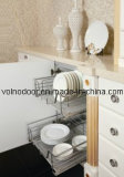 Solid Wooden Kitchen Cabinet with Europen Style