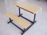 Double School Desk and Bench, Guangzhou School Furniture (SF-07D)
