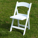 White Resin Plastic Banquet Folding Chair