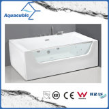 Rectangle Whrilpool Bathtub in White (AB0828)