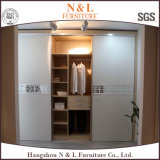 N&L High Glossy Sliding Door Bedroom Furniture Wooden Wardrobe
