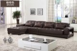 Low Price Geniune Cow Leather L Shape Leather Sofa