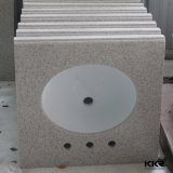 Pre Cut Solid Surface One Piece Bathroom Sink and Countertop