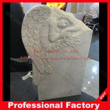 Carved Angel Monument Marble Headstone Tombstone