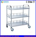 Hospital Furniture China Origin Multi-Function Stainless Steel Medical Appliance Trolley