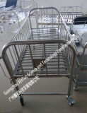 Hospital Furniture Supplier Stainless Steel Medical Baby Cot Baby Bed