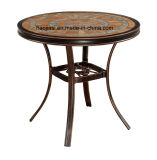 Outdoor / Garden / Patio/ Rattan/Cast Aluminum Table with Marble Tabletop HS6177dt