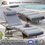 Well Furnir T-074 All-Weather Wicker Adjustable Chaise Lounge