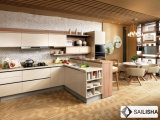 Modern French Home Hotel Furniture Island Wood Kitchen Cabinet