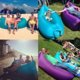 Fast Inflatable Camping Sofa Sleeping Bag Laybag Nylon Air Bed Kaisr Lamzac Hangout