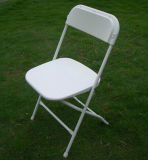 Wedding Plastic Folding Chair with Metal Frame