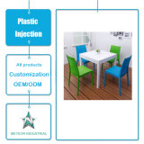 Customized Plastic Injection Moulding Products Plastic Furniture Dining Table and Chair