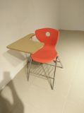 HDPE School Chair Student Chair with Writing Pad