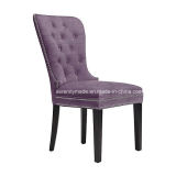 Charlotte Bottom Tufted Fabric Wingback Side Chair