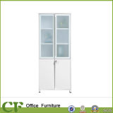 Big Aluminum Frame Frosted Glass Door Office Cabinet