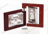 Wooden Collage Photo Frame in 2-Opening for Home Decoration