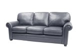 Living Room Furniture Navy Blue Leather Sofa Furniture