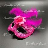 Rosy Lace Mask, Lace Masquerade Mask, Amazing Personal Decoration Party Mask