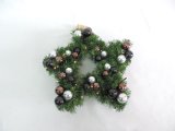 40cm PVC Artificial Home Decoration Christmas Gift Wreath
