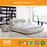 F82 Nordic Simple Style Real Leather Bed Modern Furniture American Small Household Main Bed