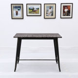 Industrial Rectangle Wooden Top Table with Metal Leg (SP-BT712)
