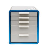 5-Drawers Office Lockable Desktop File Storage Cabinet Large Size C6732