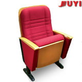 China Supplier Fire Proof Fabric Cover Steel Legs Upgrade Lecture Audience Collapsible Backrest Auditorium Chair