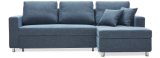 Living Room Fabric Corner Sofa Bed with Storage