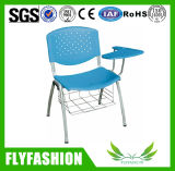 Metal Frame Plastic School Chair with Writing Tablet (SF-19F)