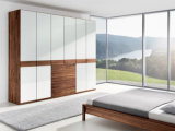 Bedroom Wardrobe in Beautiful White Gloss Lacquer (SZ-WD037)