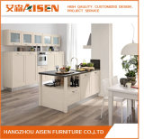 Asks-010 White Modern High End Solid Wood Kitchen Cabinet