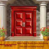 Front Entrance Door Simple Exterior Wood Door (XS1-024)