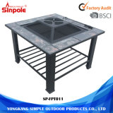 Professional Metal Square Outdoor BBQ Modern Fire Pit Table