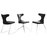 Contemporary Faux Leather Leisure Bar Dining Chair Without Armrest (FS-WB128)