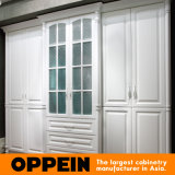 Oppein Modern White Built in Swing Doors Lacquer Wardrobe (YG61530)