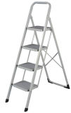 CE Approved Household Compact Lightweight Steel 4 Step Folding Ladder