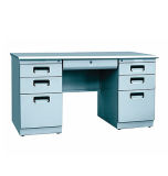 Easy Assembled Kd Structure Staff Office Computer Table