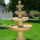 4 Tier Stone Garden Water Fountain for Outdoor Decoration