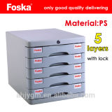 Foska Popular PS 5 Layers File Cabinet with Lock