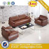 Office Used Metal Frame Leisure Fabric Leather Sofa (HX-8N1118)