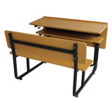Misson School Desk with Bench /Wooden School Desk/ Double Classroom Desk and Chair