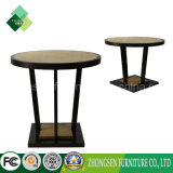 Trade Assurance High-End Customized Wood Round Table for Dining Room